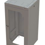 RACK 24U 600X600MM - Porta com visor de acrílico